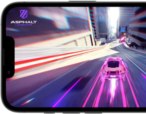 Un juego de carreras en la pantalla de un iPhone 17e